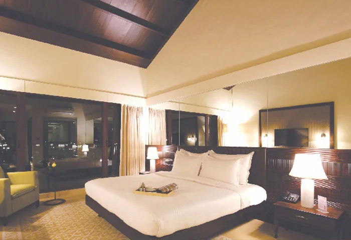 Guest room at Suncity Club & Resort, Vadodara