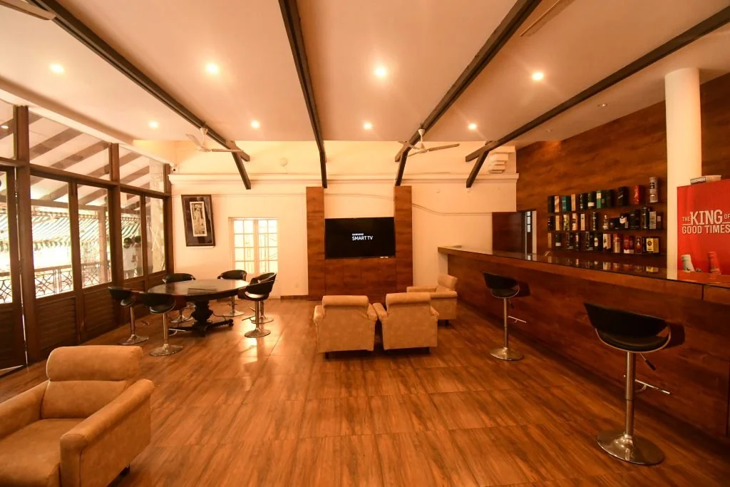 Bar and lounge at The Belgaum Club