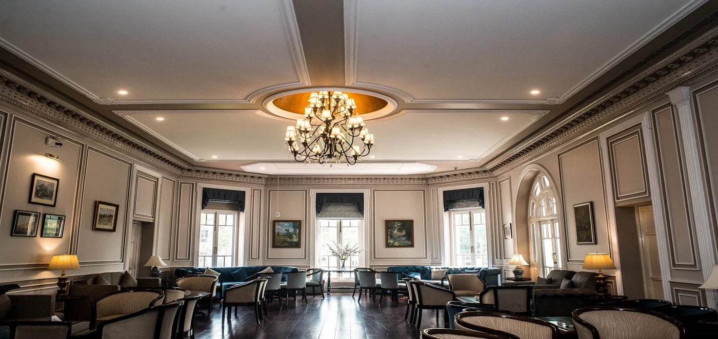 Interior lounge at Calcutta Club