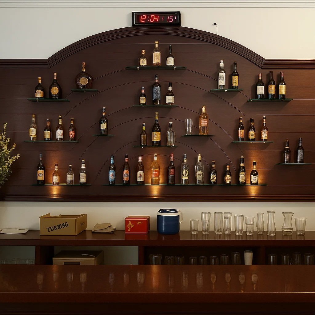 Calicut Cosmopolitan Club — bar counter