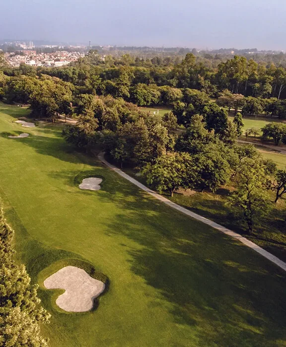 Aerial view of the golf course — Chandigarh Golf Club