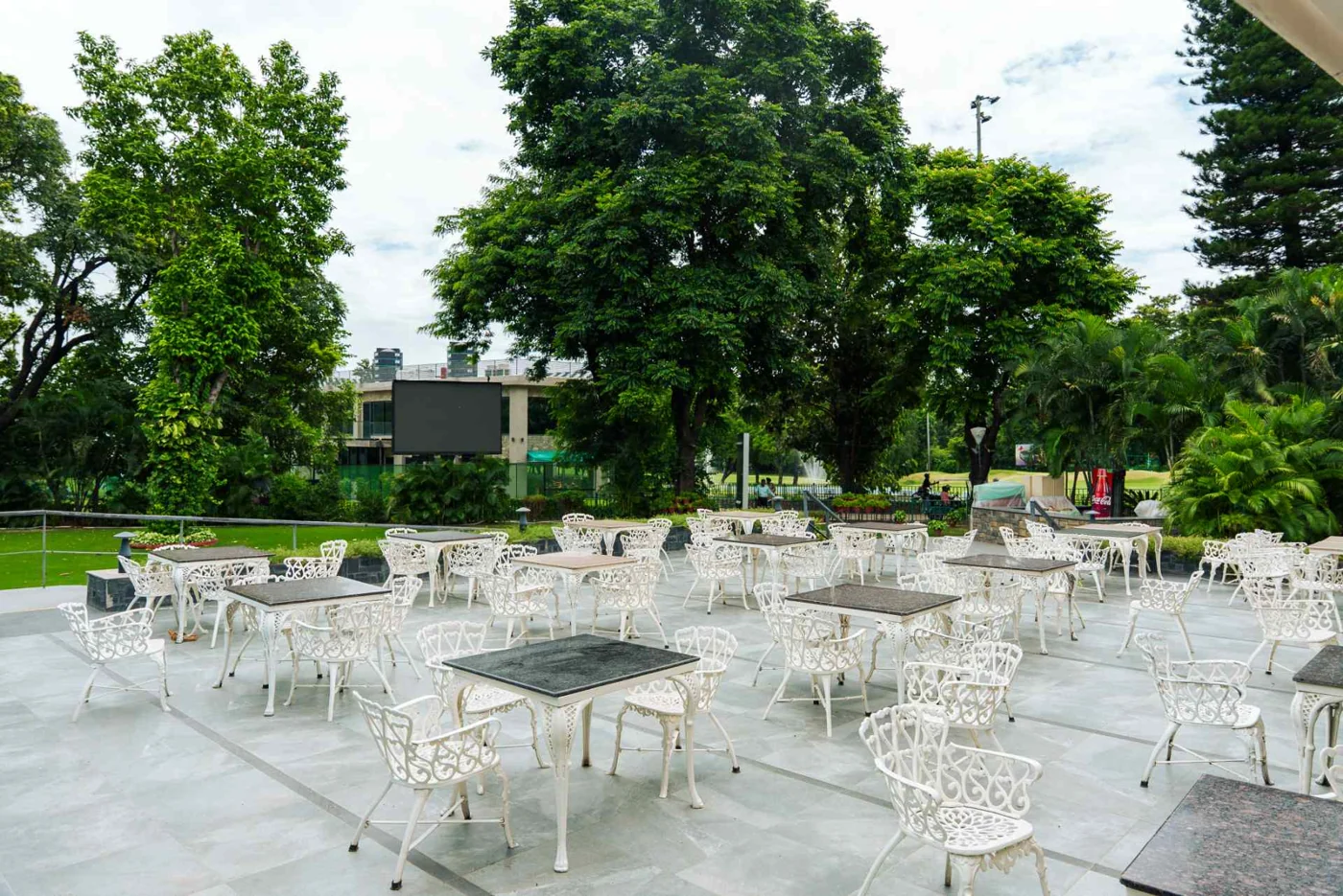 Outdoor dining terrace — Chandigarh Golf Club
