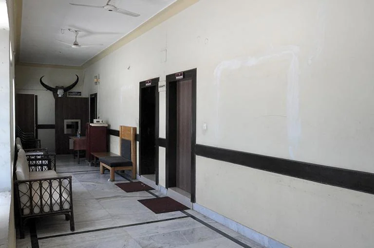 Guest accommodation corridor at Cuttack Club