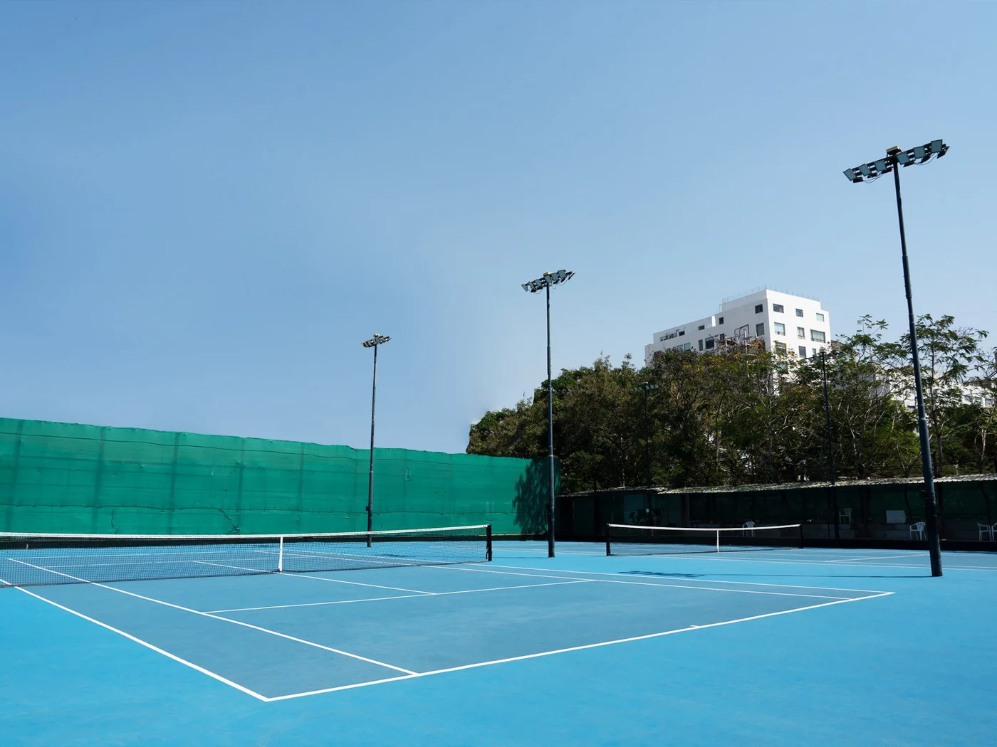 Tennis court at Film Nagar Cultural Centre