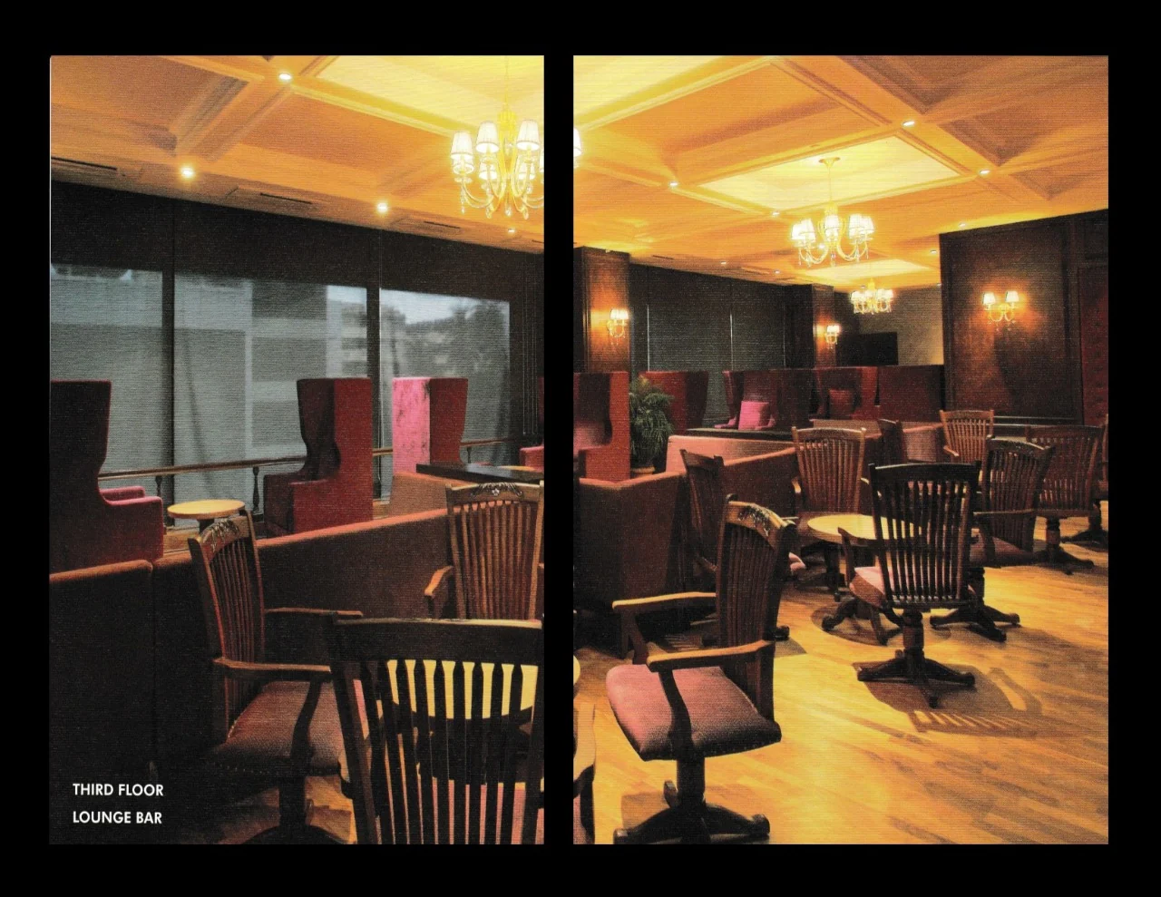 Garware Club House lounge bar — photo collage