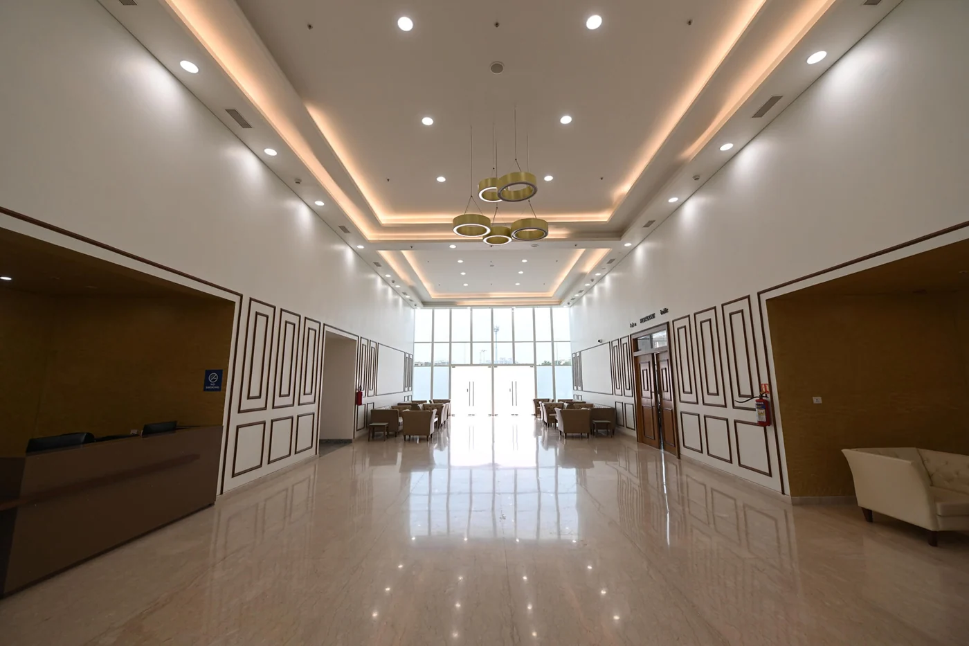 Gujarat Cricket Association Club House interior hall
