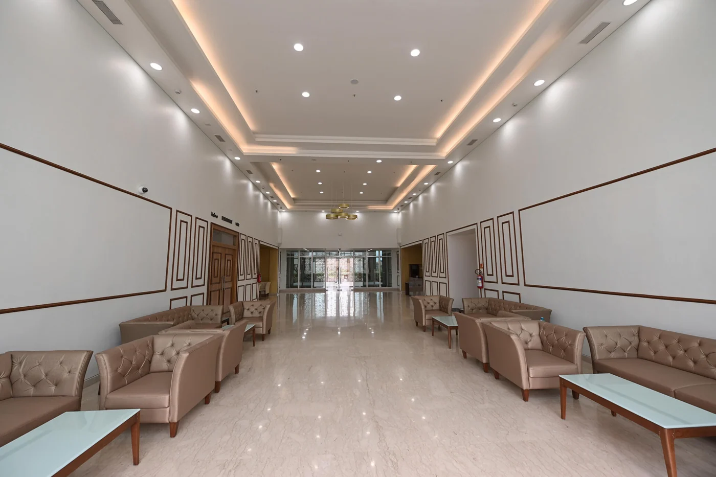 Gujarat Cricket Association Club House lounge seating