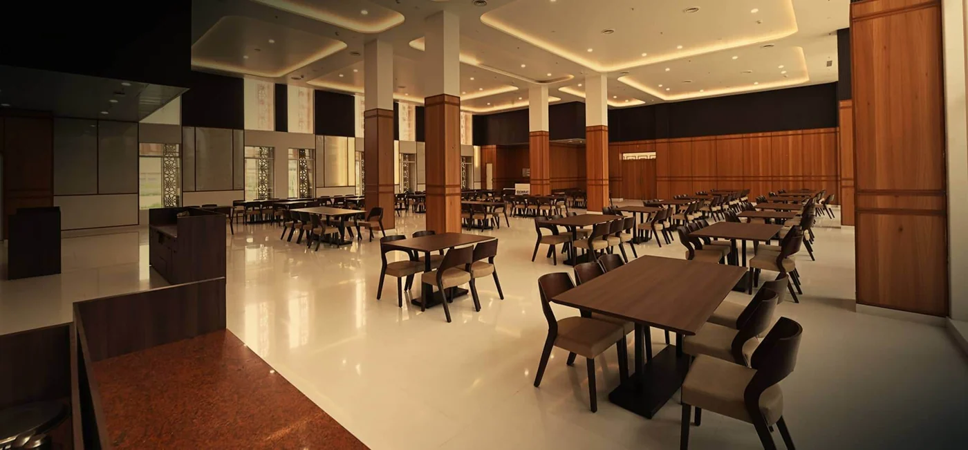 Gujarat Cricket Association Club House dining room