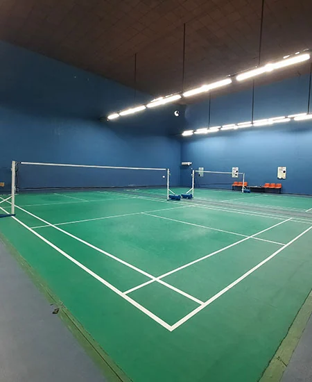 Indoor badminton court — Jullundur Gymkhana Club
