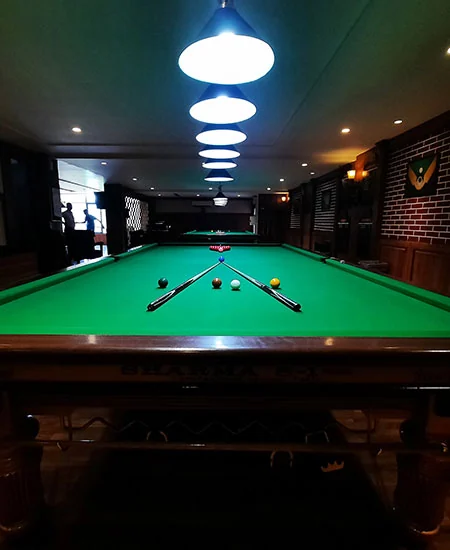 Billiards and snooker room — Jullundur Gymkhana Club