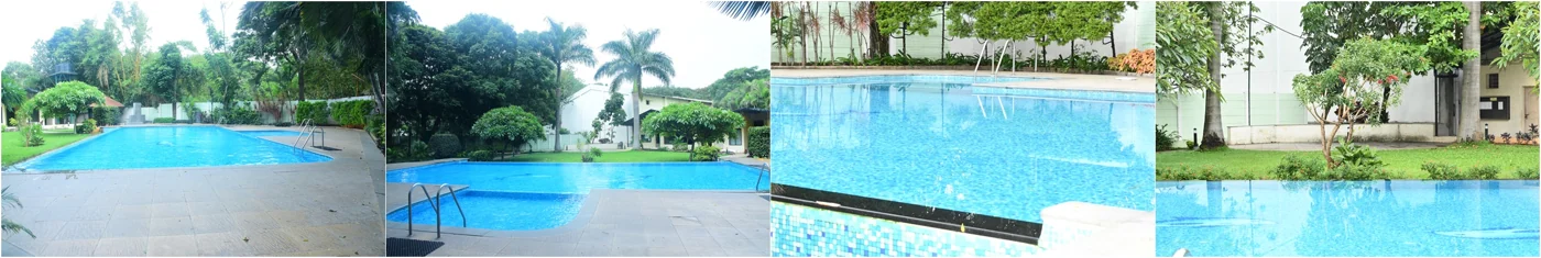 Swimming-pool photo strip at KC Palace Club