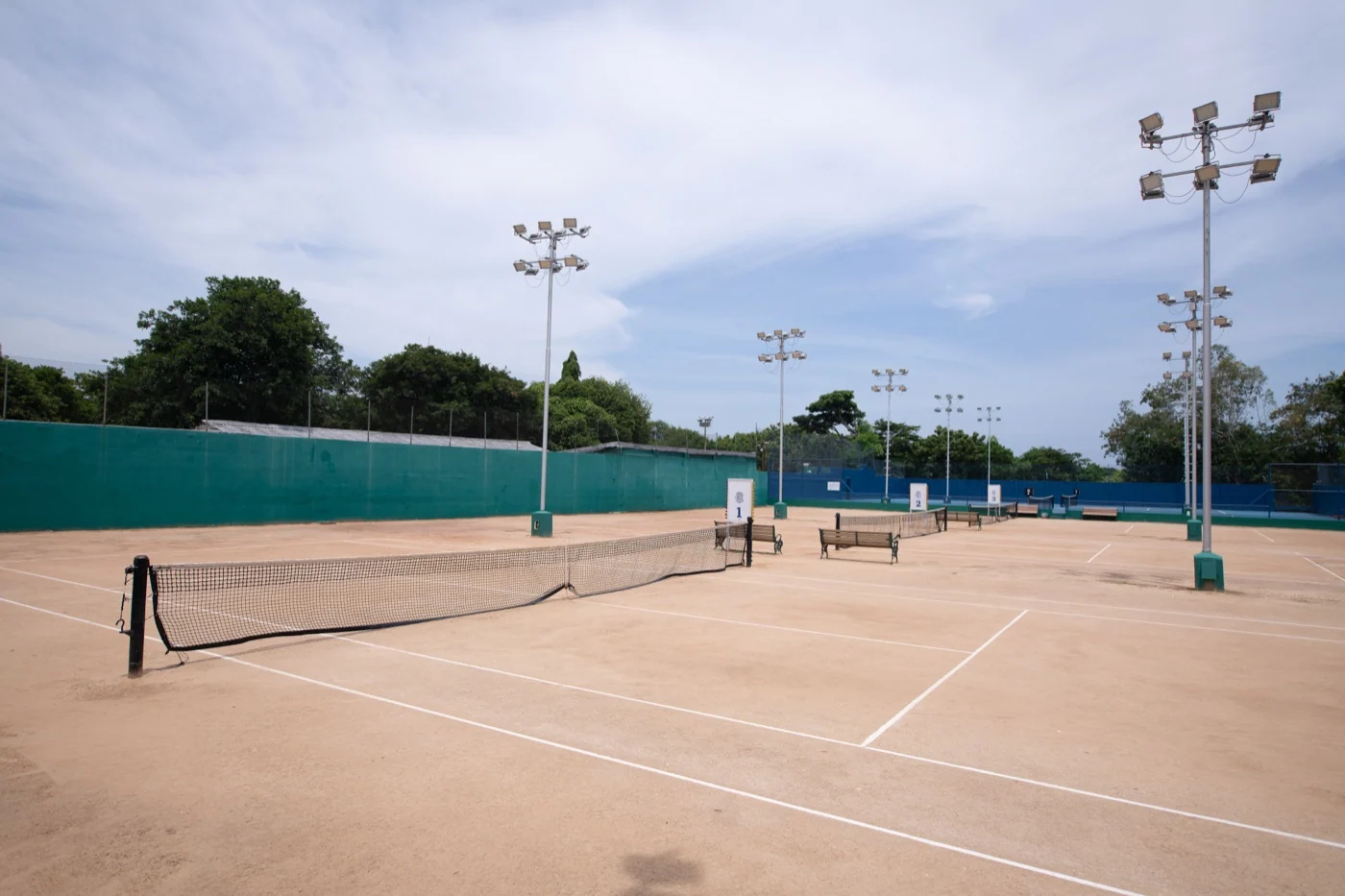 Madras Gymkhana Club — tennis courts