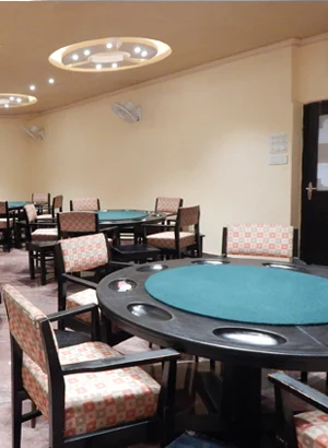 Card room at Ordnance Club