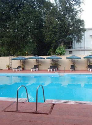 Outdoor swimming pool at Ordnance Club