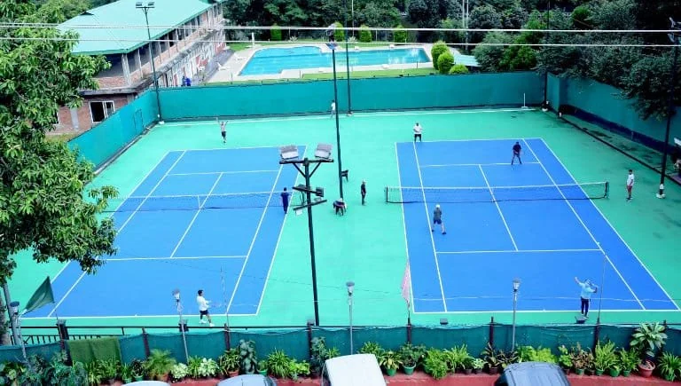 Tennis courts at Shillong Club
